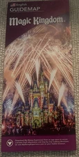 Disney World - Magic Kingdom - Guide Map - Happily Ever After With Firework