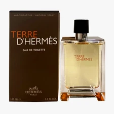 Terre D'Hermes by Hermes EDT cologne for men Spray 3.3/3.4 oz Perfume New Sealed