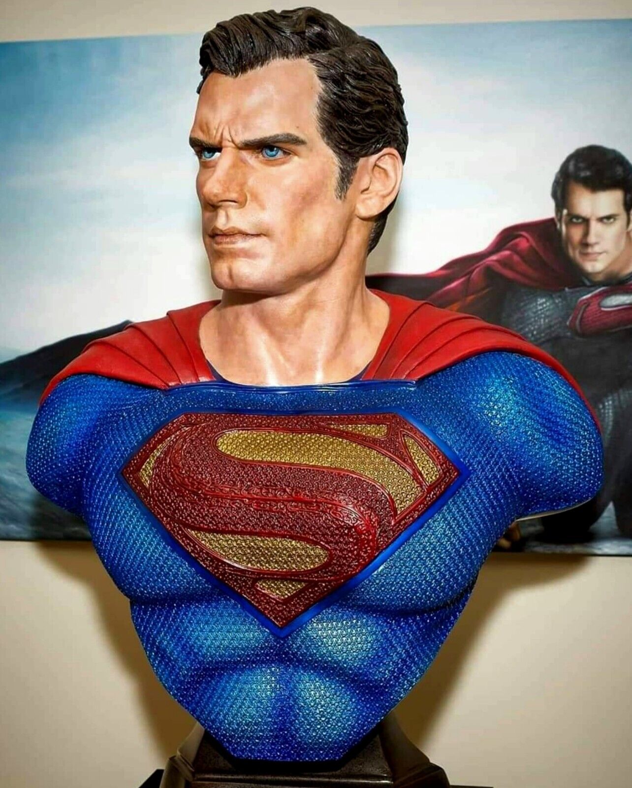 Superman Bust Henry Cavill DC Rare 10 1:2 Statue Limited