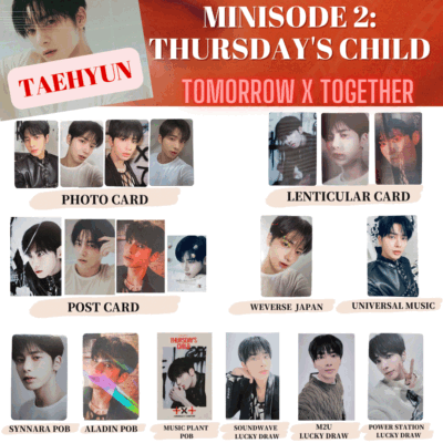 メーカー直売 - 人気ランキング TXT 2 MINISODE TOGETHER X TOMORROW Photocard TAEHYUN K-POP/アジア