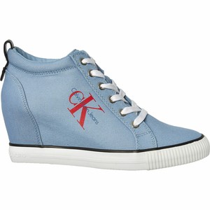 calvin klein wedge sneakers