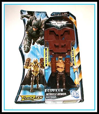 Batman - The Dark Knight Rises _ 4'' DX _ Missile Armor Batman _ (MIB) 