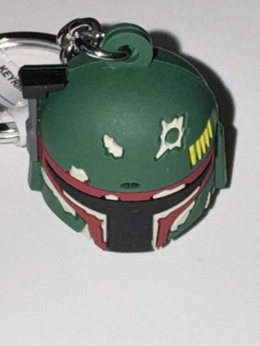 NEW Disney Star Wars Boba Fett Keychain The Mandalorian Icon Ball 3D Key Ring - Picture 3 of 5