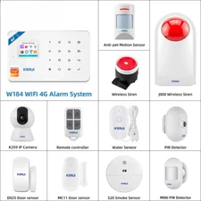 WIFI Alarm System Unit Wireless Home Smart APP Control Motion Sensor Burglar Lot