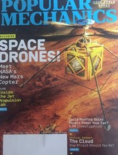 Popular Mechanics MAGAZINE  November 2016 Space Drones LIKE NEW 