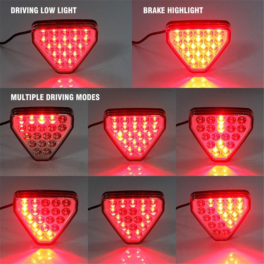 Car Style Rear Bumper Flicker 3rd Brake Light Pilot Warning Stop Safety Lamp — 第 3/4 张图片