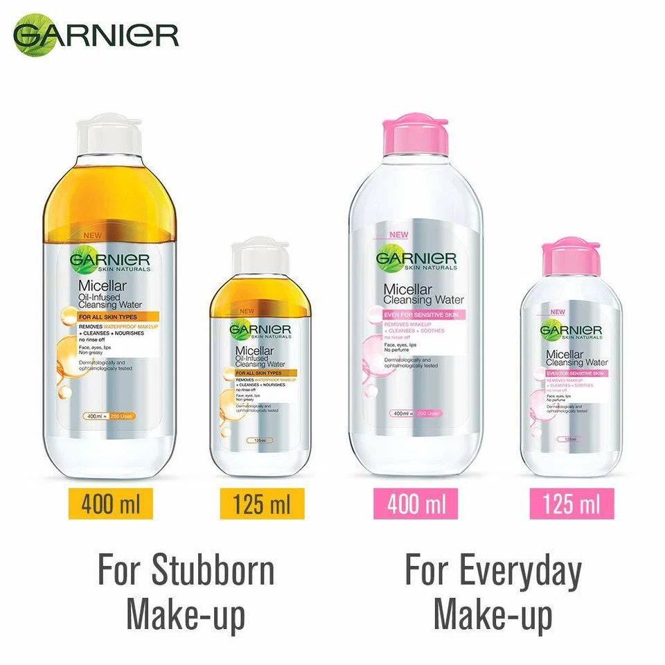 Garnier Skin Naturals Micellar oil-Infused Cleansing Water, 125 ML - Image 4 of 4