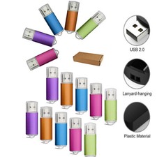2GB 10PACK USB 2.0 Memory Stick USB Flash Drive Thumb Pendrives