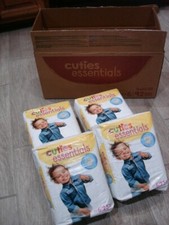 Cuties Essential Baby/Children Diapers Size 6 Over 35 lbs. 92 Count