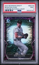 2023 Bowman Draft #BDC-88 Sean Sullivan 1st /199 Chrome Fuchsia Lunar PSA 9 MINT