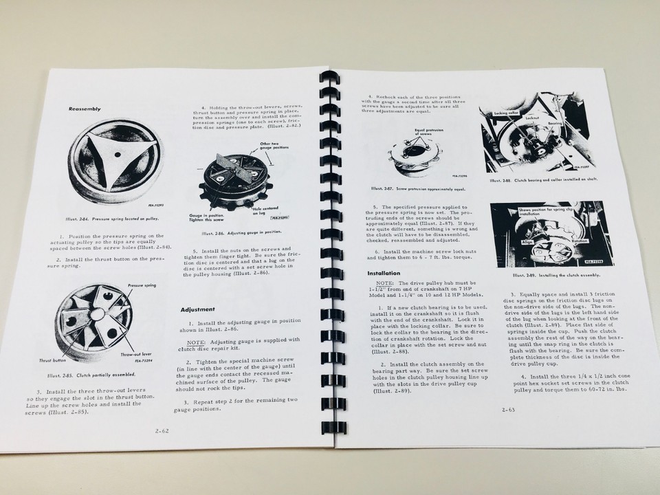 23 6451 Cd Kit PTO (Presa Di Forza) Per Trattorini Cub Cadet 72, 104, 105, 124, 125 - Ricostruzione Master Kit Ricambio Cub Cadet 759-3490 - Foto 5