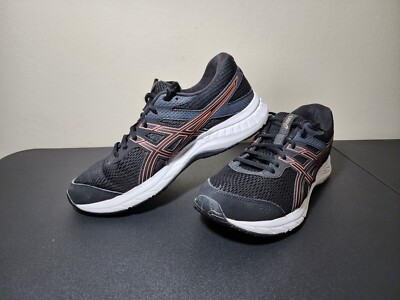 Asics Gel Contend 1012A570 Black Running Shoes Sneakers Women's Size 