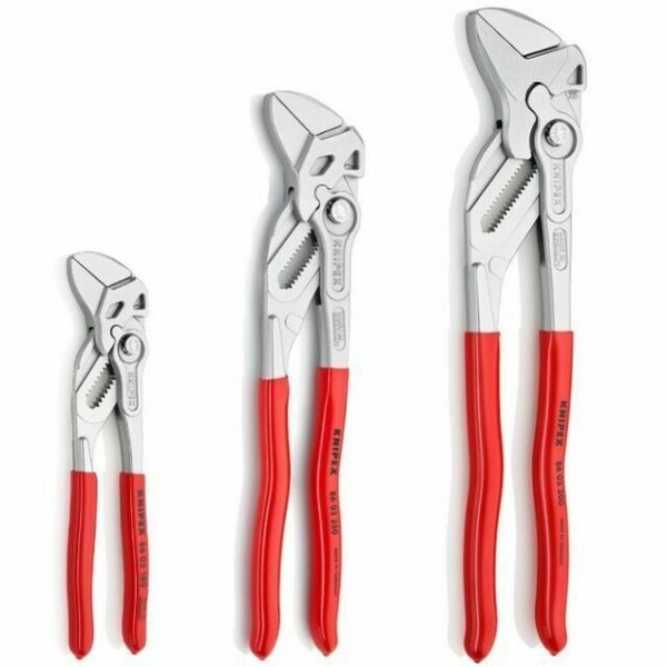 KNIPEX 00 20 06 US2 Pliers Wrench Set, 3Piece for sale online eBay