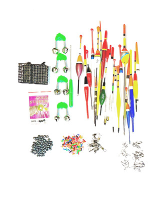 160 Teile Set | Angelzubehör für Einsteiger   Posen, Haken, Klemmblei & mehr