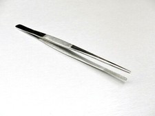 6" Tweezers Serrated Tips Blunt Pinzas Utility Forceps Repair Workroom Shop