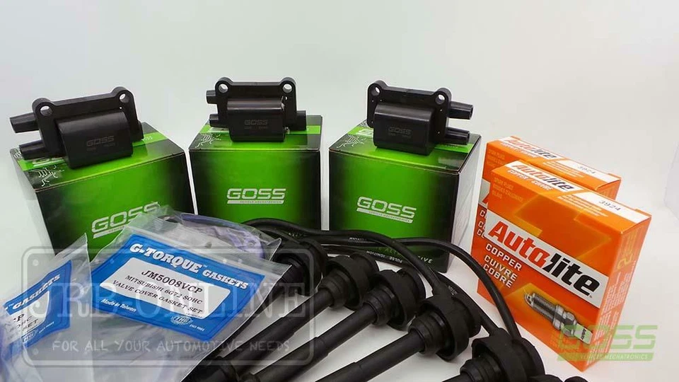 Mitsubishi PAJERO NL-NM-NP 6G74 3.5L V6 ROCKER COVER SPARK PLUGS COILS LEADS KIT - image 4 of 4