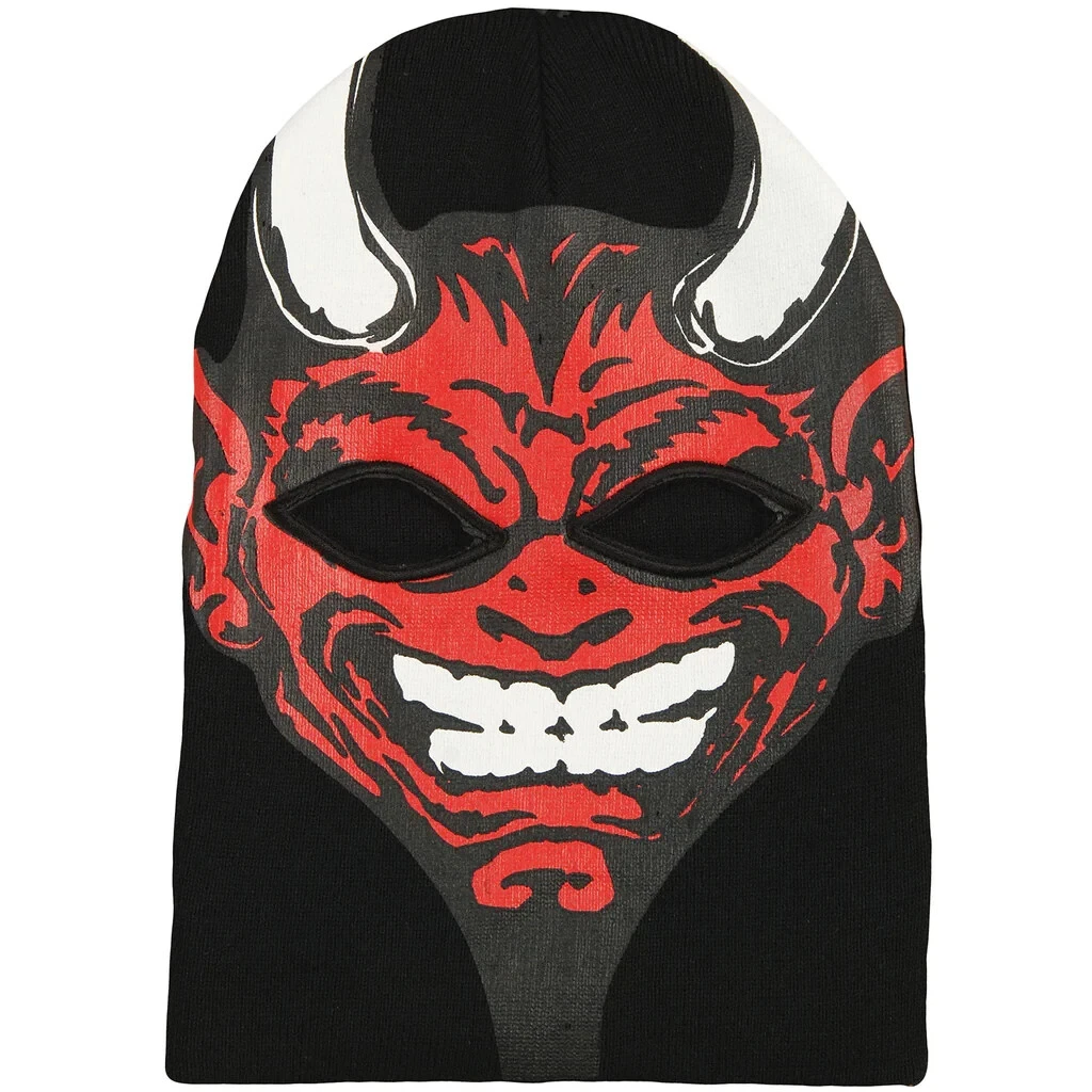 2010 Rob Zombie Devil Ski Mask Eyes Cut Out Beanie Demonoid Deluxe ltd
