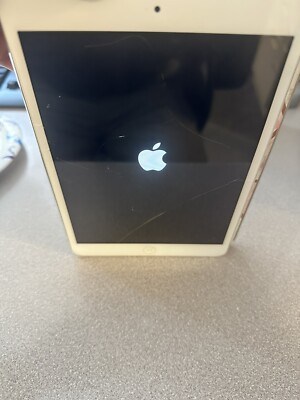 Apple iPad Mini 1st Gen 16GB A1432 White Reset & Working! Cracks On Screen
