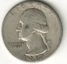 USA - 1937D - Washington ¼ $ - Silver Eagle - Rare - #12397RG