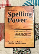 Spelling Power Quick Start DVD 3rd Edition Or 10th Anniversary