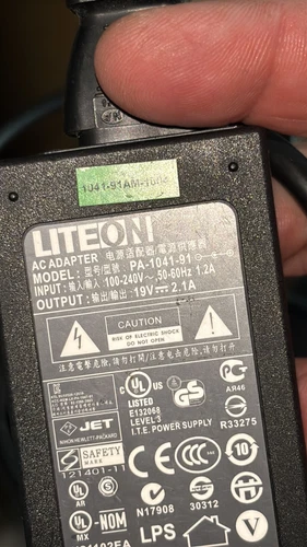 Liteon PA-1041-91 19V 2.1A AC Adapter Charger Power Supply