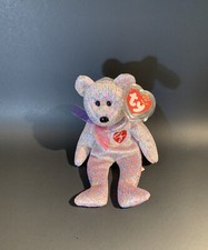 RARE RETIRED 2001 Signature Bear Ty Beanie Baby Beanbag Plush 4375