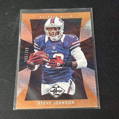 2013 Panini Limited /399 Steve Johnson #10