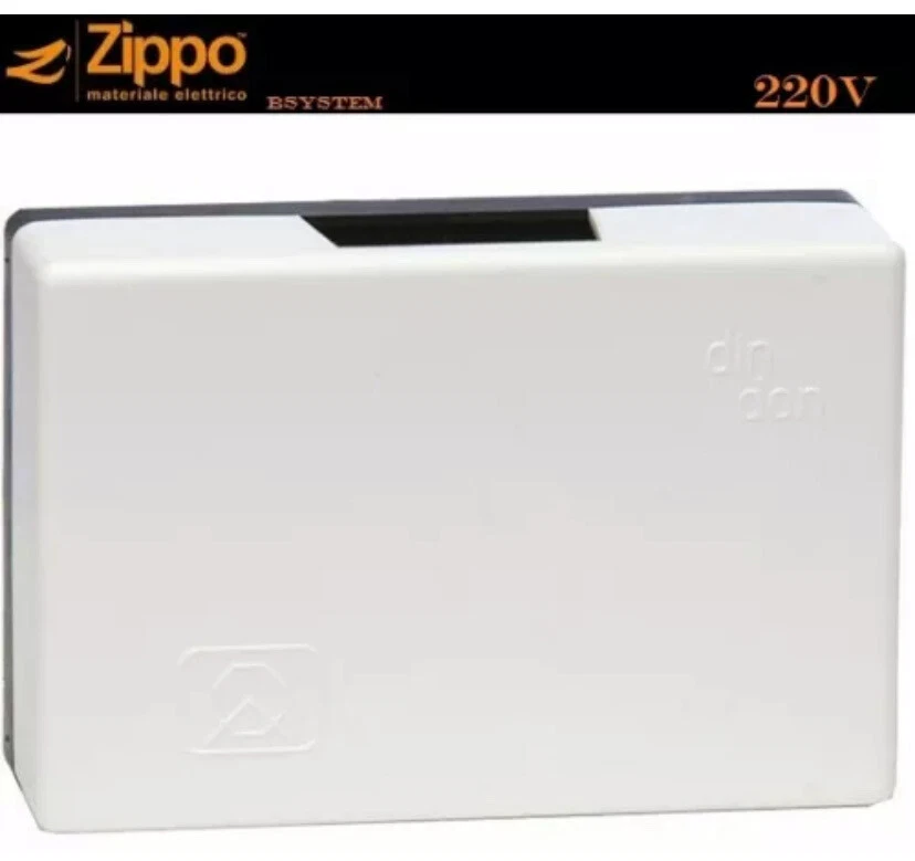 Suoneria campanello 220v din don da esterno per casa porta con fili elettrico - Immagine 2 di 3