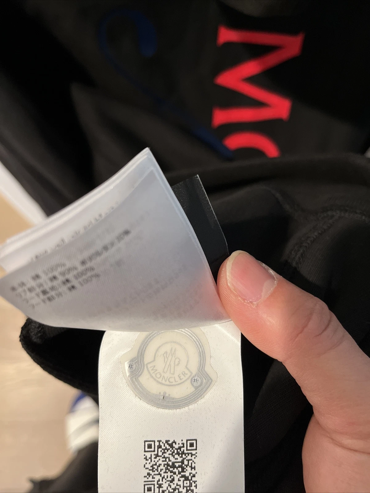 Felpa con cappuccio Awake x Moncler Maglia taglia L bianca da uomo