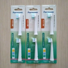 Panasonic Electric Toothbrush Replacement 6 Heads Set EW0973-W White Slim Japan