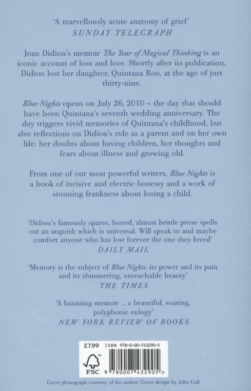 Thumbnail - Joan Didion | Blue Nights | Taschenbuch | Englisch (2012) | Ean