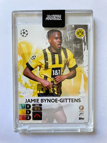 2022-23 Topps Total Football Base #207 Jamie Bynoe-Gittens Dortmund 1st Edition