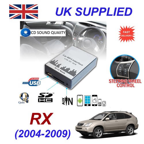 Forlexus Rx 4 09 Mp3 Sd Usb Cd Aux 输入音频适配器数字cd 换碟机模块 Ebay