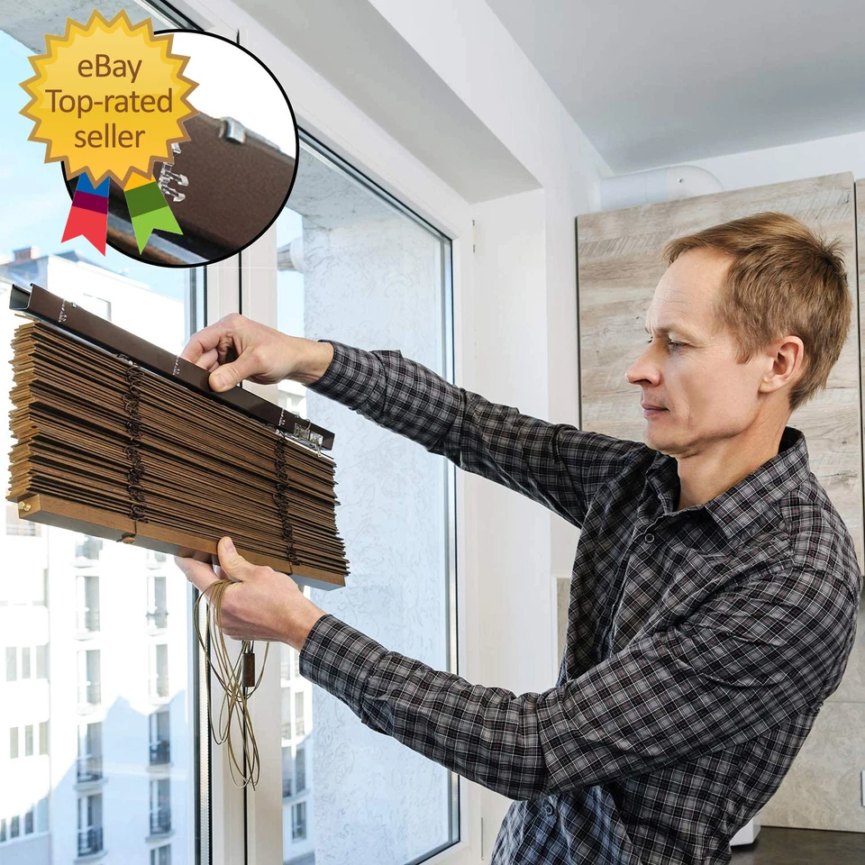 Valance Clips for Blinds 2 Inch Hidden Channel Window Blind Clips Clear Plastic - Image 3 of 4