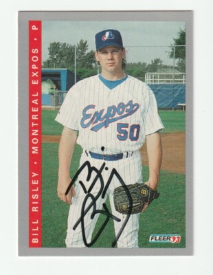 Bill Risley Signed 1993 Fleer Card #96 Auto Montreal Expos Autograph ...