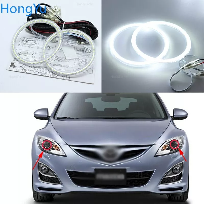 For mazda 6 Mazda 6 SMD led Angel Eyes kit Halo Ring DRL Accessories | eBay