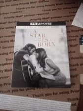 A Star Is Born 4k blu ray slipcover only no disc .