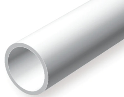 Evergreen Scale Models 228 Round Styrene Tubing 1/4'' (3 Pack)
