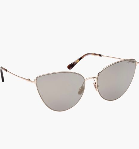 TOM FORD FT1005 Anais Shiny Pale Gold Sunglasses $510 MSRP - Picture 5 of 10