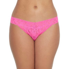 Hanky Panky So Lindsi Pink Lace Original Rise Thong Petite One Size L17910