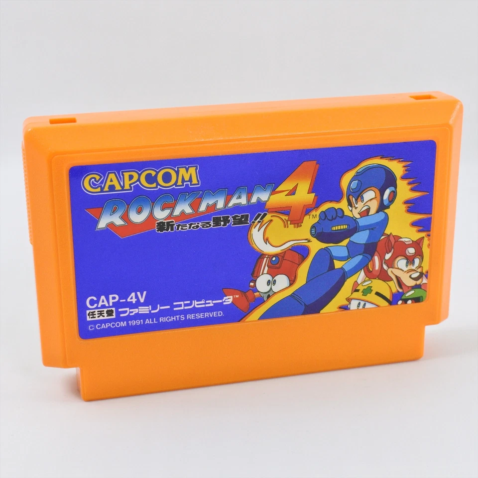 ROCKMAN 4 Megaman Cartridge Only Famicom Nintendo fc * - Image 2 of 2