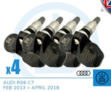 AUDI RS6 C7 TPMS tyre pressure valve sensor FEB 2013 - APRIL 2018