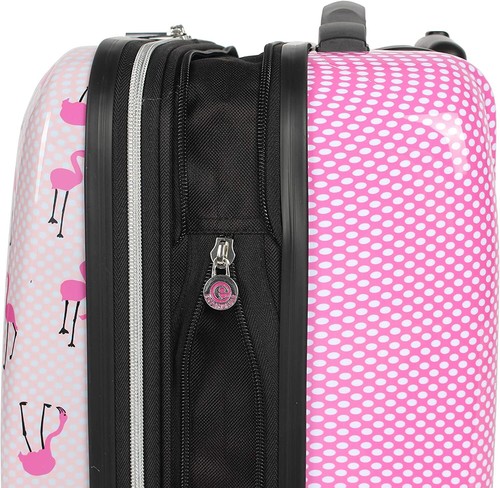 Equipaje de mano rígido lateral Betsey Johnson - 15" con 2 rodillos para debajo del asiento - Imagen 9 de 21