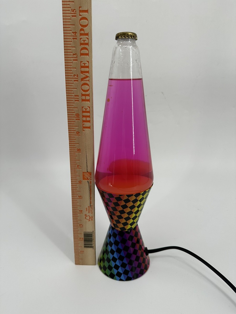 Lava (The Original) Lamp -Yellow Lava/Pink Liquid Rainbow