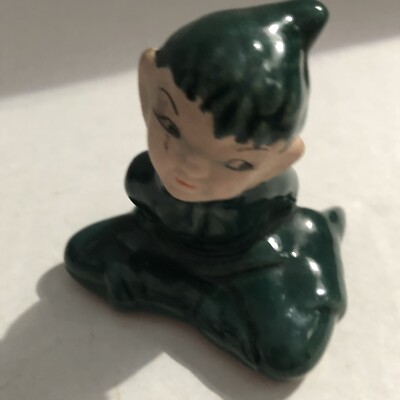 vintage green pixie elf