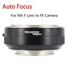 Monster Adapter LA-FE1 Lens Adapter for Nikon F Lens to Sony E FE A7R4 A9 Camera