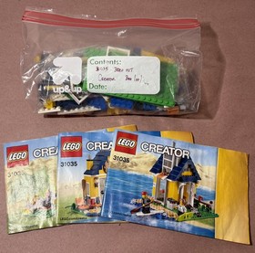 LEGO Creator 3-in-1 Beach Hut 31035 - 100% Complete