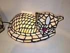 Vintage Tiffany Style CAT Lamp Stained Glass Decorate Night Light 🔥🔥🔥