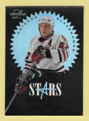 Jeremy Roenick #12 1995 Leaf Limited Stars of the Game card