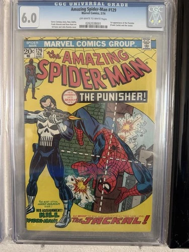 Amazing Spider-Man #129 CGC 6.0 1974 1st Appearance Of The Punisher
